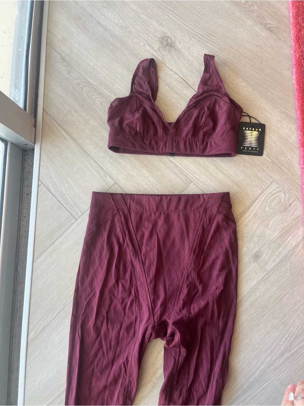 Savage Fenty HIGH-WAIST X MESH LEGGING SET - Picture 5 of 8